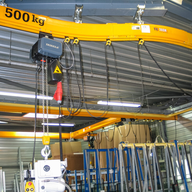 Monorail Erikkila 500kg met bochten