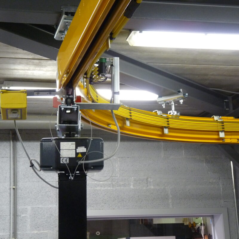 Monorail Erikkila met uitwendige voeding