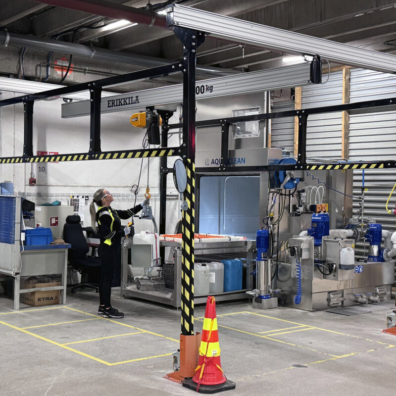 Verplaatsbaar werkstation Erikkila tot 500kg