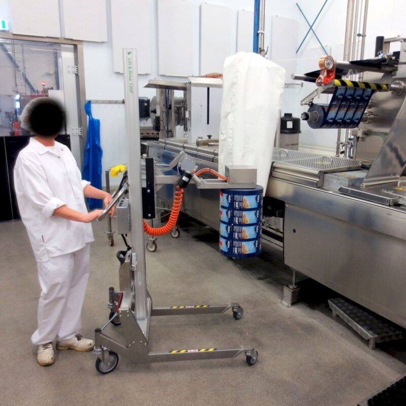 Pronomic liftkar Inox 130PRX rollen klemmen en rotatie