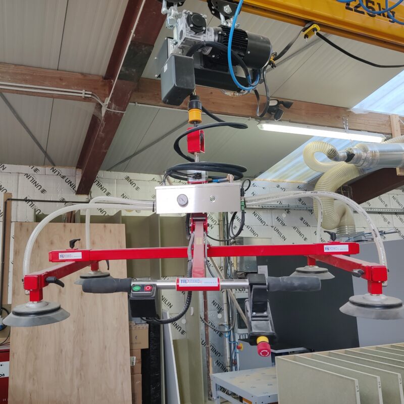 Palonnier à ventouses Tiltech 4 ventouses pour pont roulant