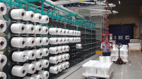 Hefsysteem voor Veranneman Technical Textiles