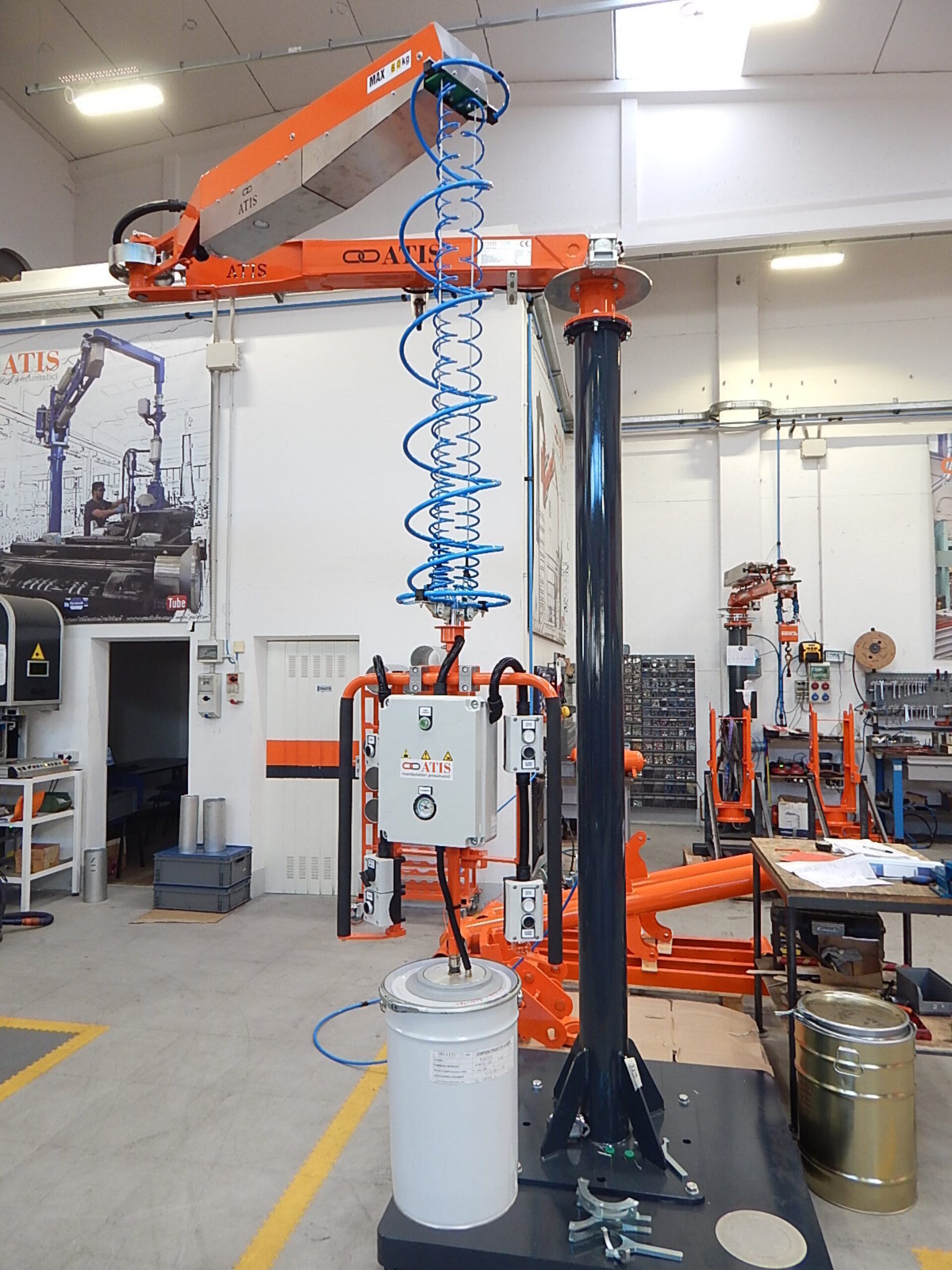 Manipulateur Acer à bras articulé avec double câble pour la manutention des cuves | Atis