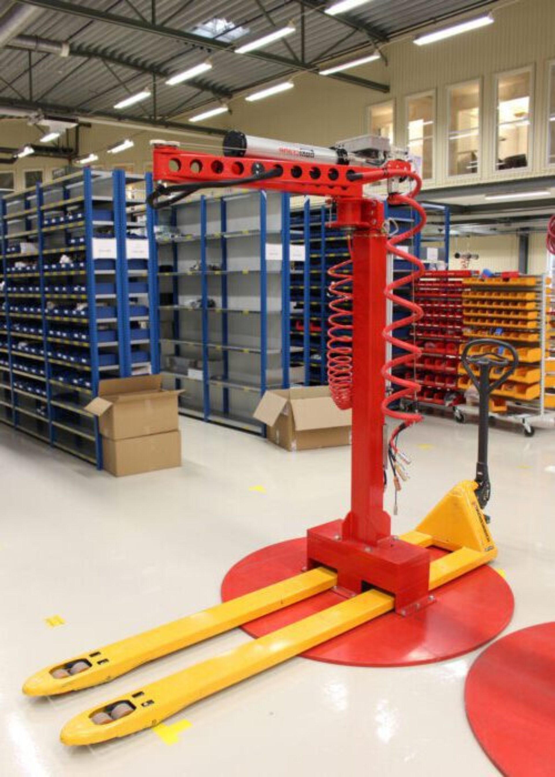 Potence mobile à bras articuler Flexicrane