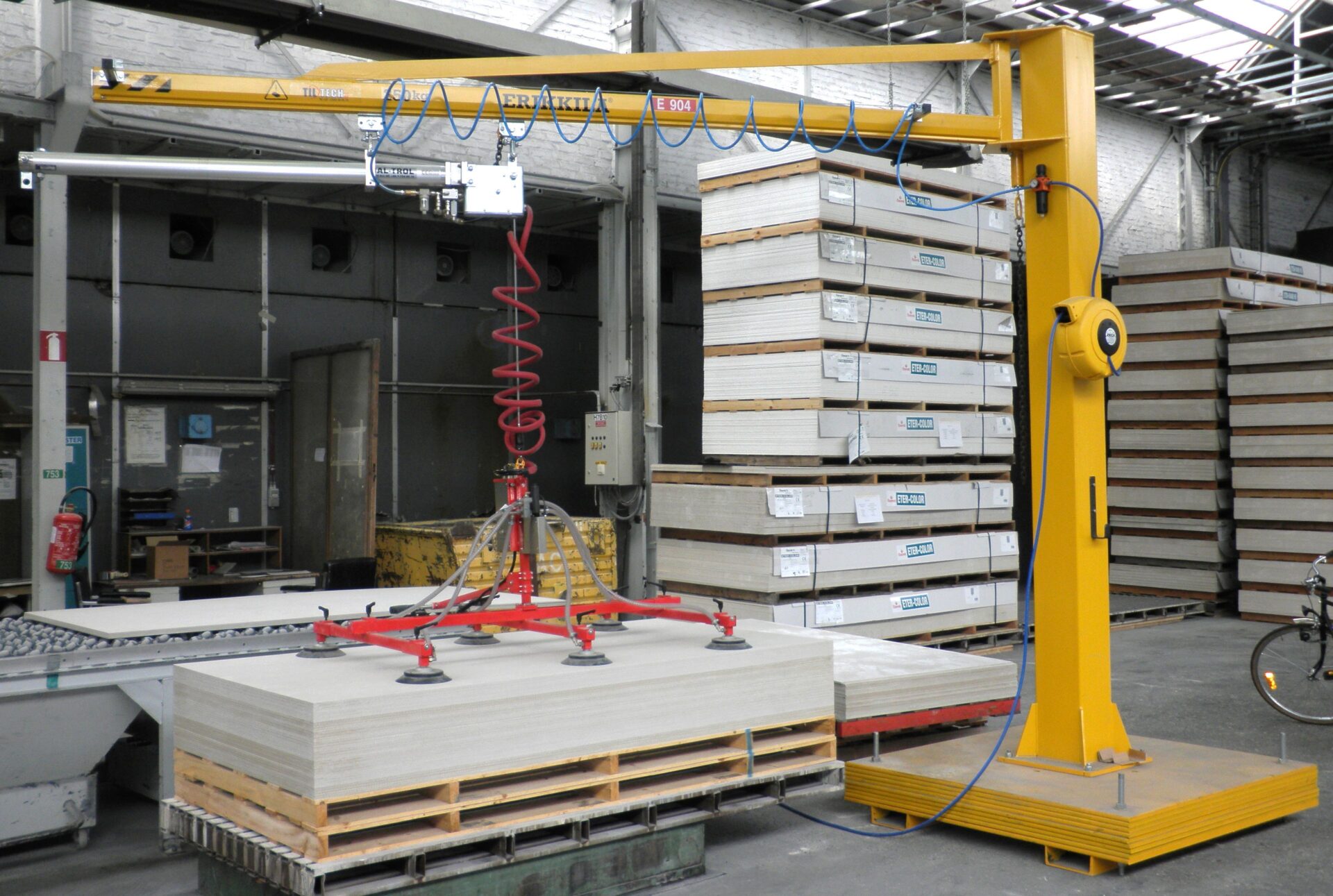 Potence mobile avec pied de chariot élévateur | Tiltech