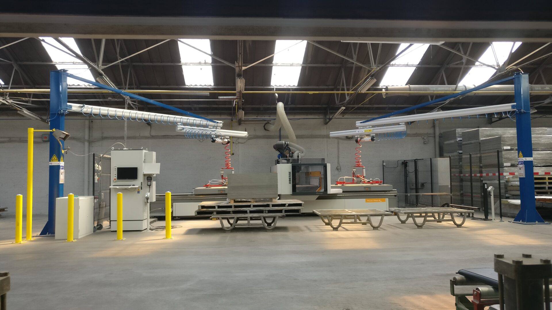 Potence avec bras aluminium exécution télescopique | Tiltech