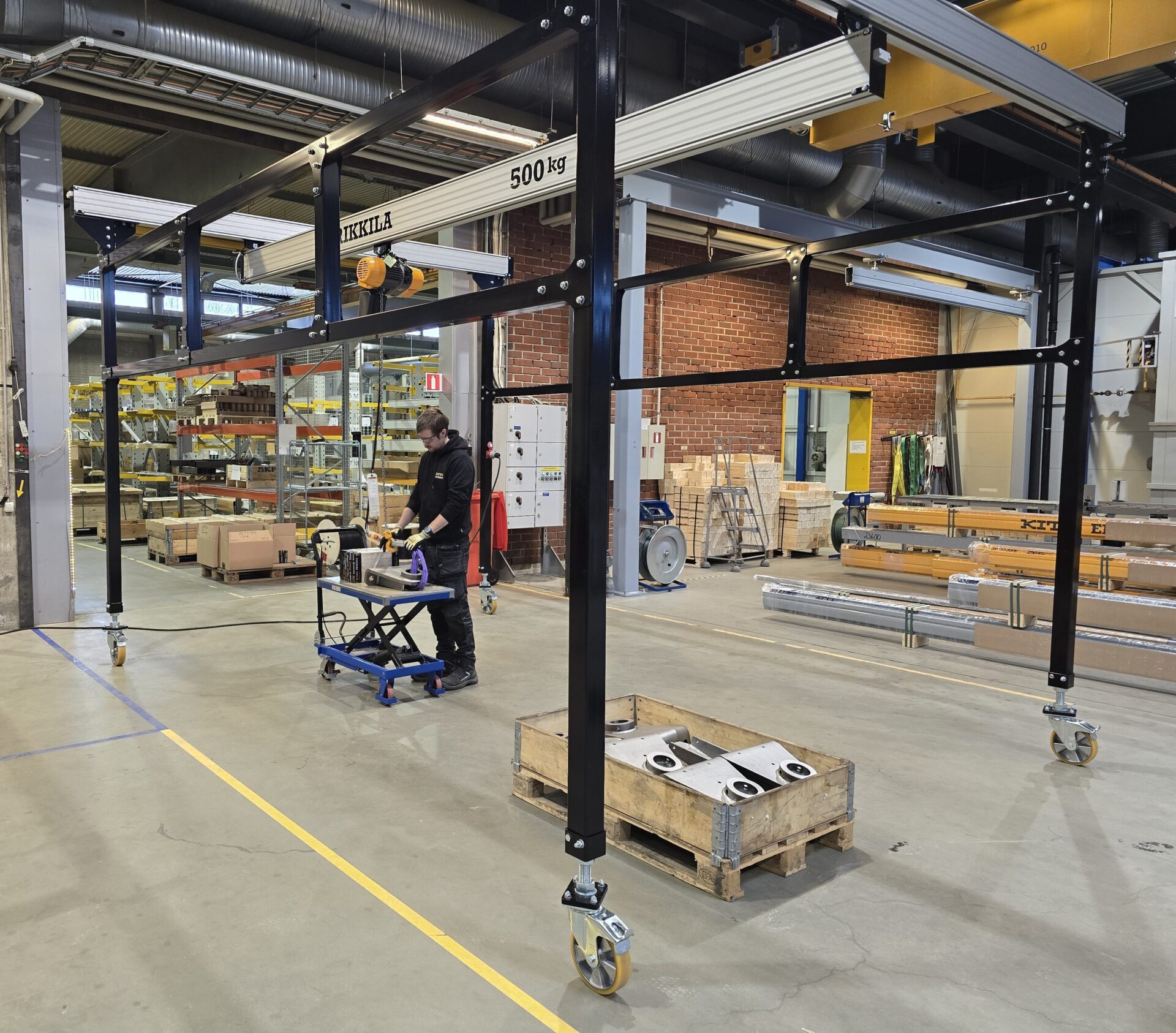 Verplaatsbaar werkstation tot 500kg | Erikkila