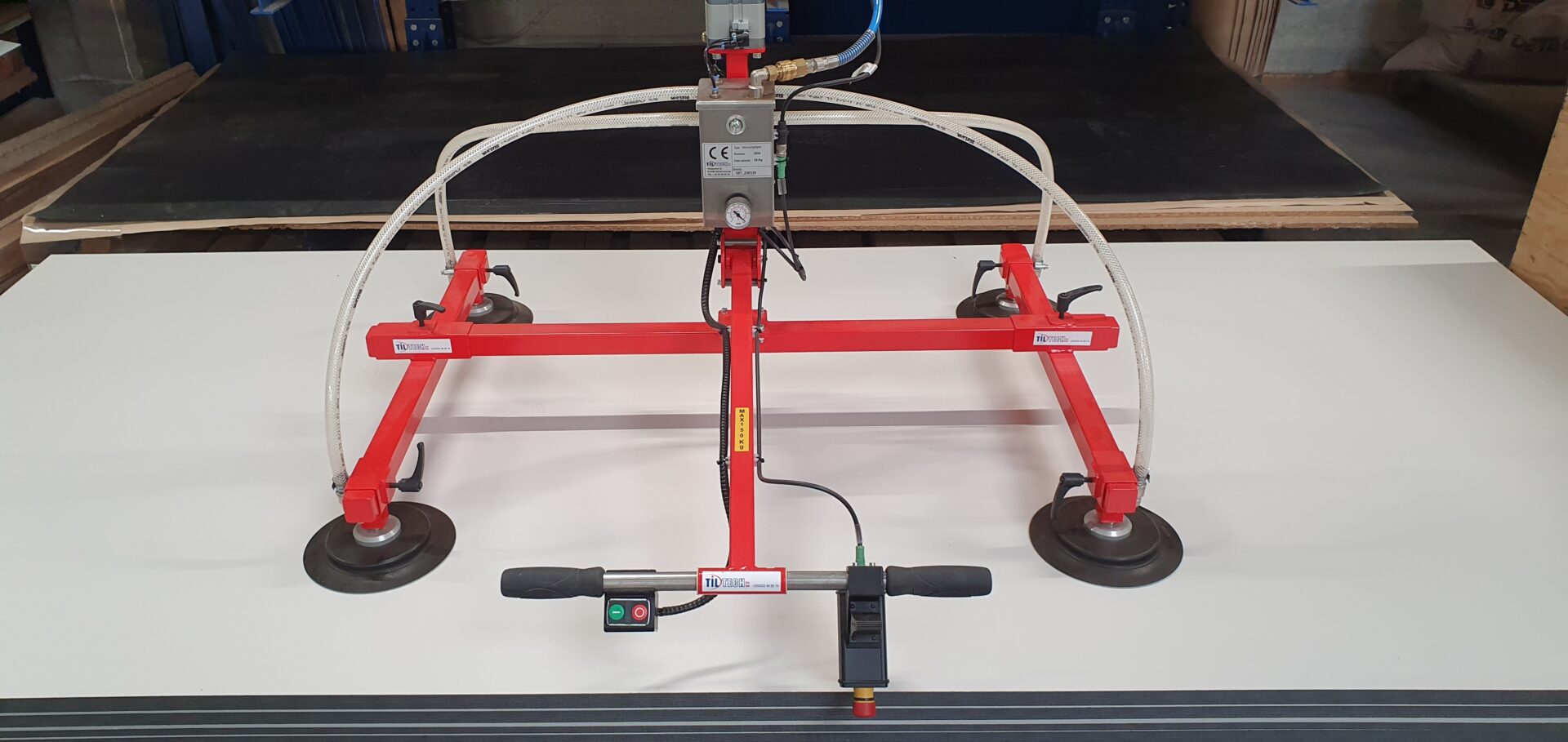 Palonnier à ventouses TilMaster avec 4 ventouses | Tiltech