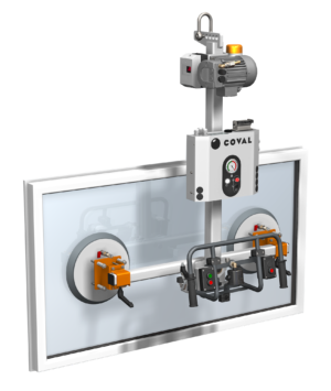 Vacuüm hefsysteem voor Ergonomisch Tillen glas | Coval